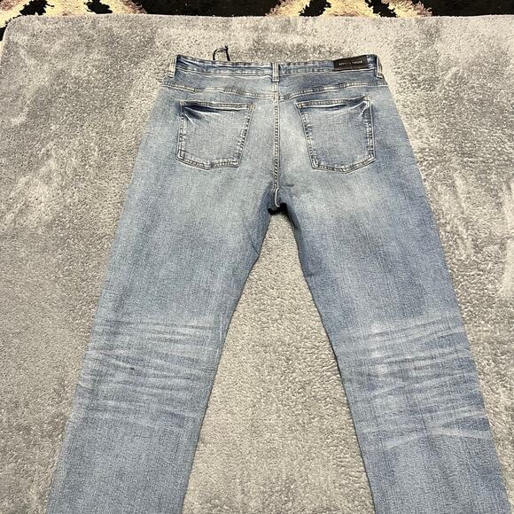 Supply & Demand Jeans Mens 38 XXXL (39x39)  Blue Straight Whisker - Picture 3 of 13